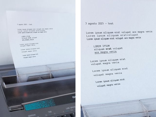 Macchina da scrivere elettronica SHARP PA-4000