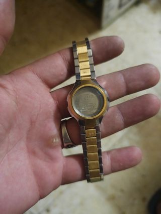 Caja Reloj Bulova dorado y plateado