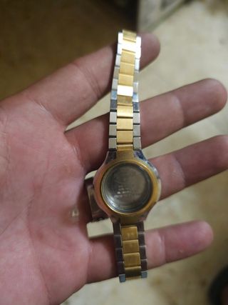 Caja Reloj Bulova dorado y plateado