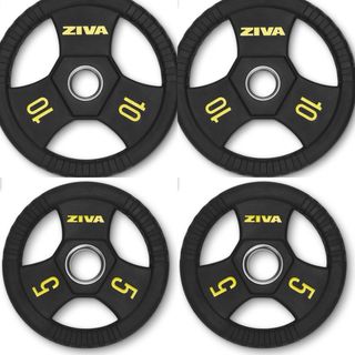 Discos peso Ziva: 2x10kg + 2x5kg