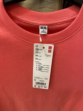 Camiseta Uniqlo rosa - Talla S