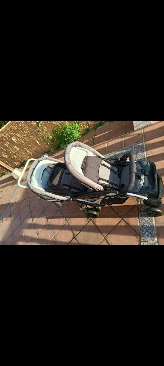 Carro gemelar bebé