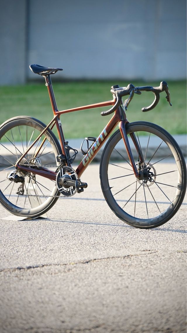 Bicicleta GIANT TCR ADV SL 0 roja, talla M