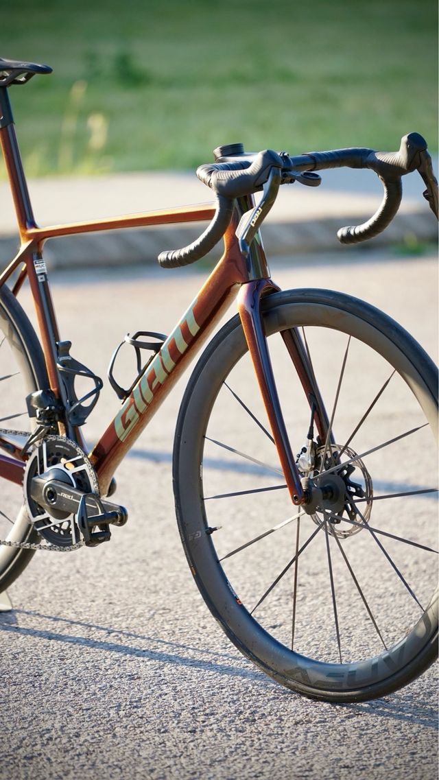 Bicicleta GIANT TCR ADV SL 0 roja, talla M