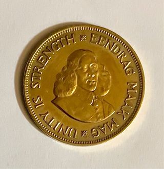 Un Centavo República Sudafrica Epoca Apartheid
