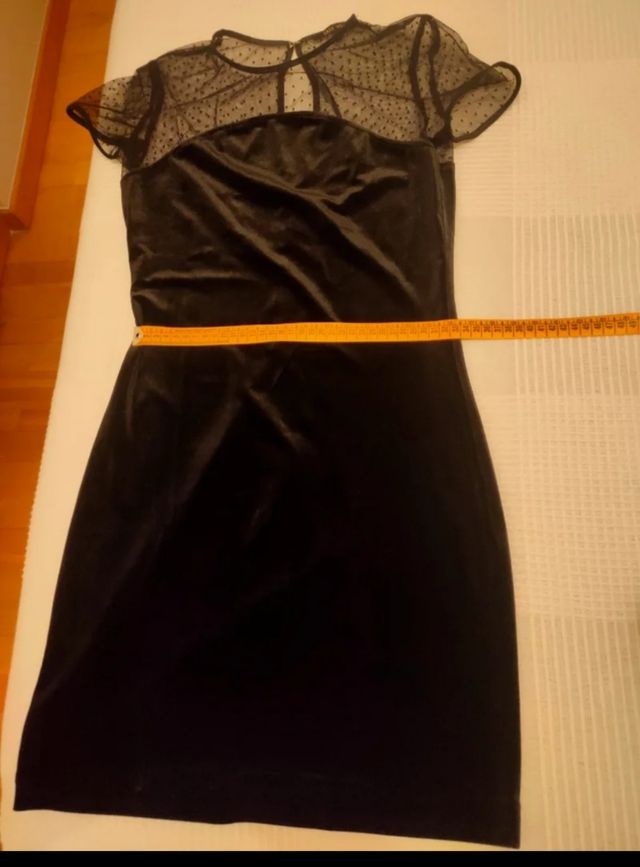 Vestido terciopelo negro