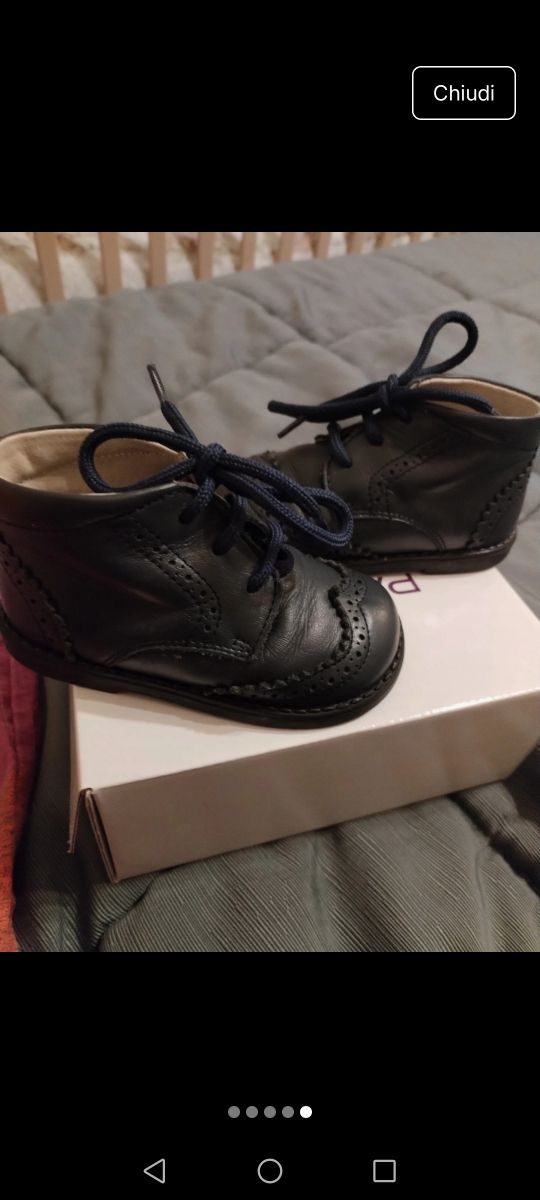 Scarpe Primi Passi Blu - Misura 21
Pelle