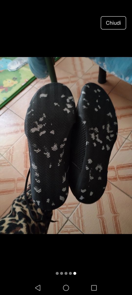 Scarpe Boxe/Lotta usate una sola volta