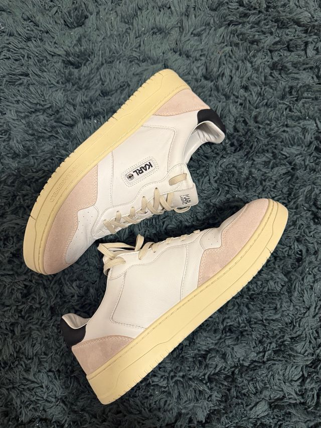 Zapatillas Karl Lagerfeld - Blancas y Beige