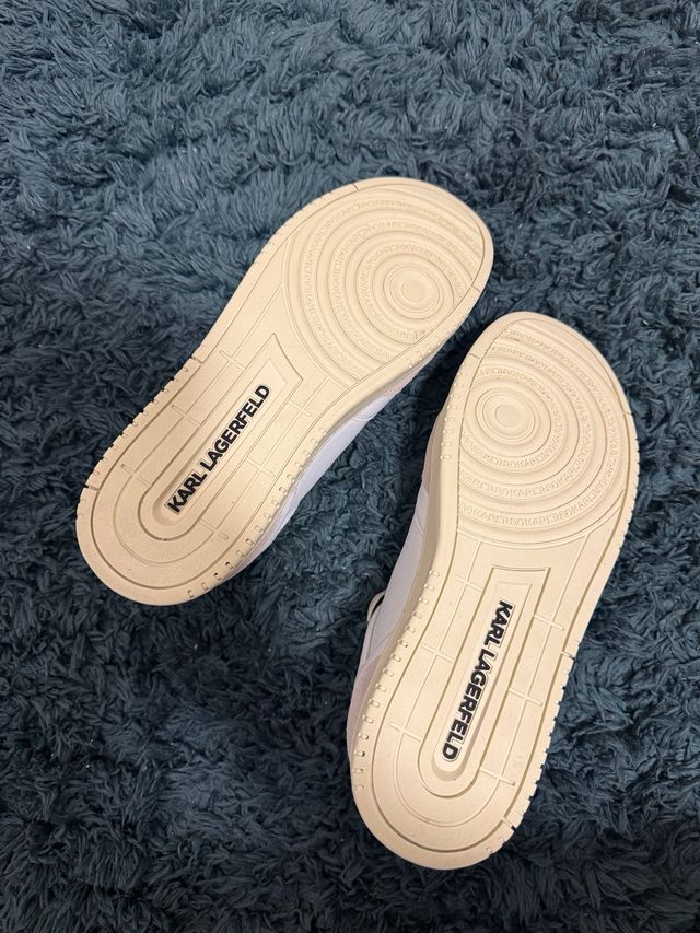 Zapatillas Karl Lagerfeld - Blancas y Beige