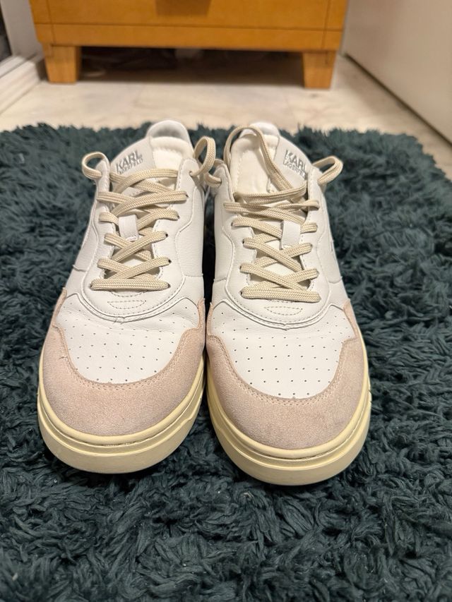 Zapatillas Karl Lagerfeld - Blancas y Beige