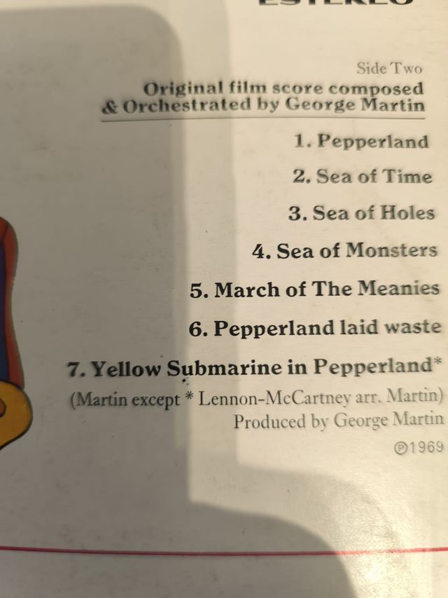 The Beatles – Yellow Submarine. 1969 Lp