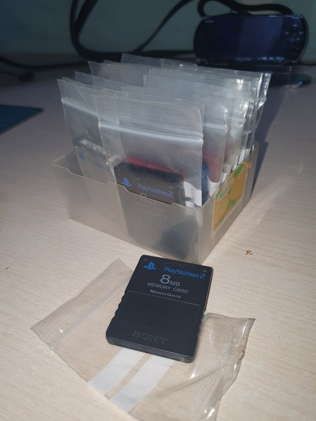 Tarjeta Memoria PS2 Sony 8MB oficial