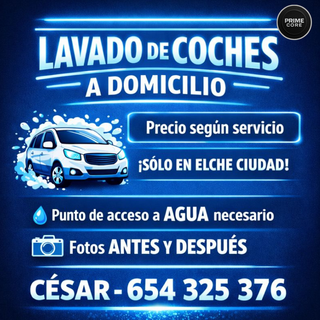 Lavado de coche a domicilio | Exterior e interior