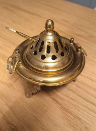 Incensario bronce antiguo