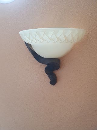 Aplique de pared estilo antorcha