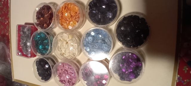 Paillettes multicolor