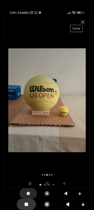 Pelota Tenis Wilson US Open Jumbo