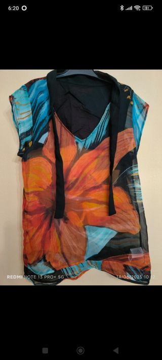 Blusa Desigual estampada