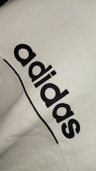 Sudadera Adidas | Blanco-Azul