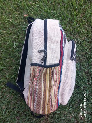 Mochila cáñamo algodón elefante