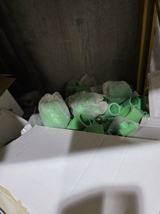 Tuberías PVC verdes fontanería PPR ABN verde 