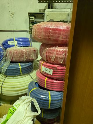 Tuberías PVC verdes fontanería PPR ABN verde 