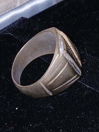 Anillo Sello Bronce Antiguo y ELEGANTE