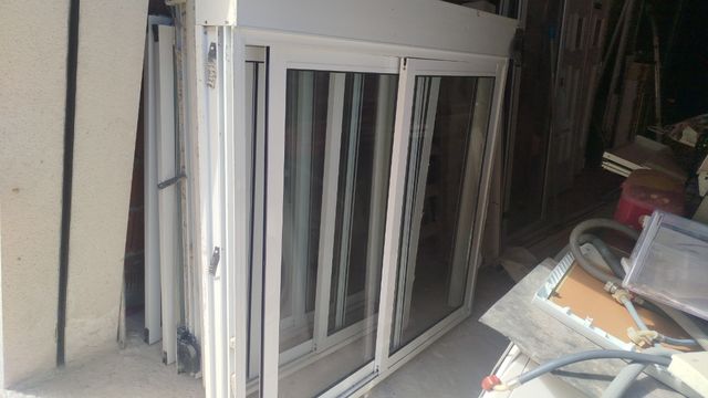 Ventana aluminio corredera 150x140