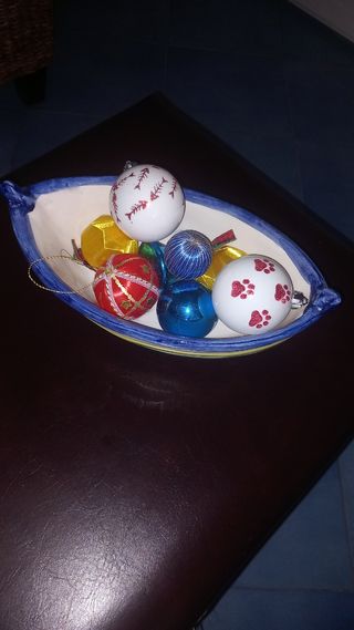8 Palline Natale Vintage