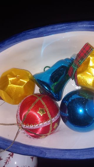 8 Palline Natale Vintage