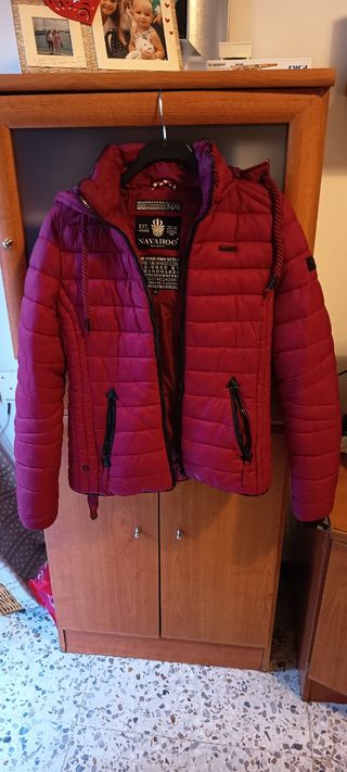 Chaqueta acolchada Navahoo roja TALLA - S 