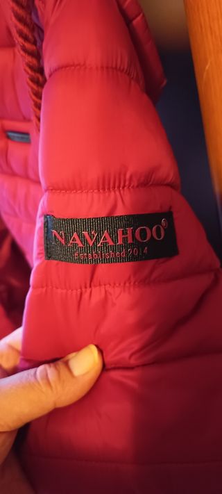 Chaqueta acolchada Navahoo roja TALLA - S 