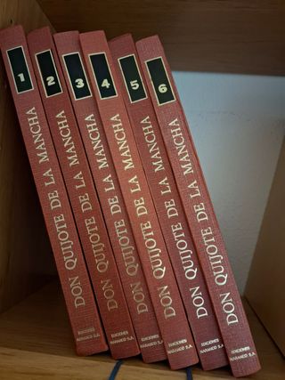 Don Quijote de La Mancha 6 tomos