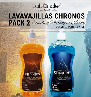 Pack 2 Lavavajillas Chronos 750ml
