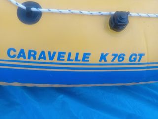 Bote inflable Caravelle K76 GT + bomba para inflar