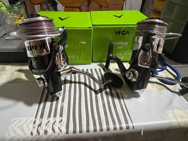 2 Carretes Pesca Vega Viper 70 Surfcasting