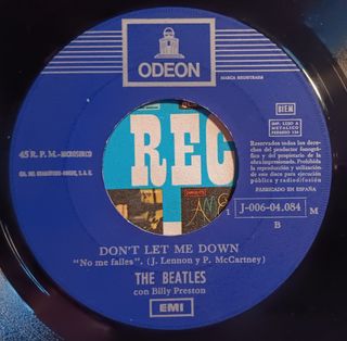 Single Vinilo Beatles: Get Back