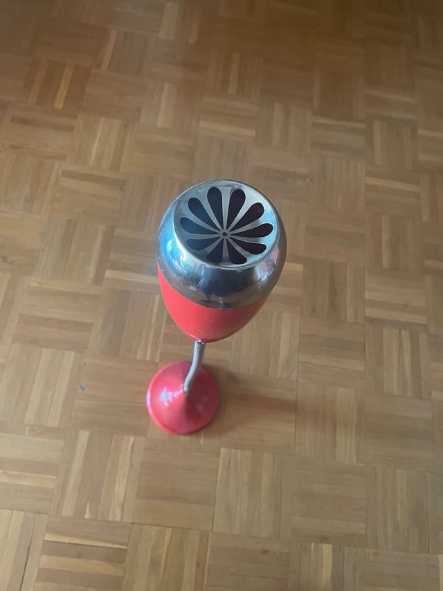 Posacenere rosso vintage Art Deco