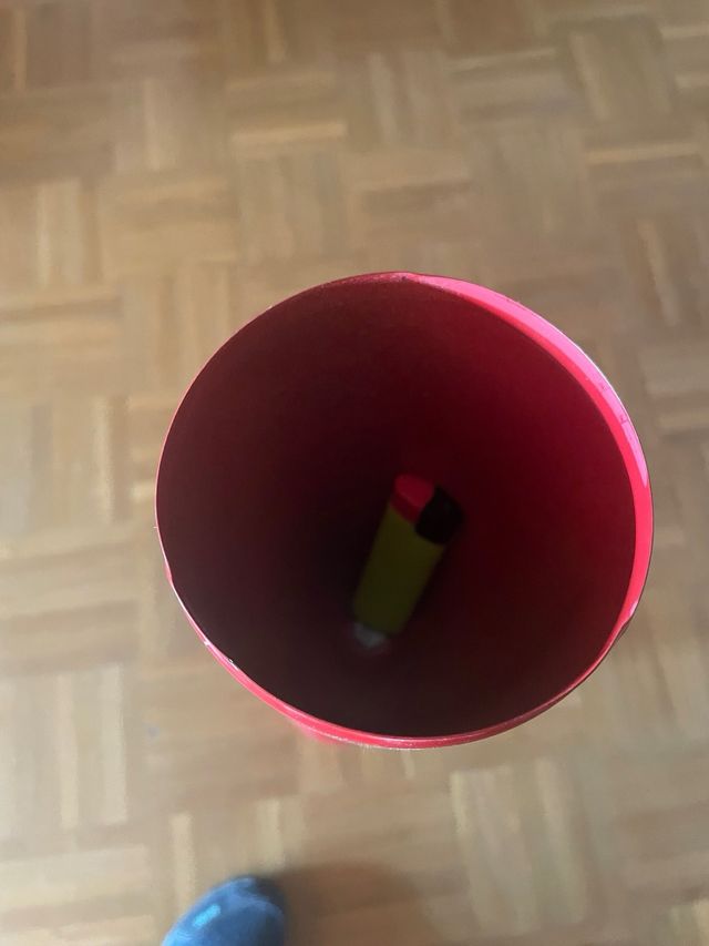 Posacenere rosso vintage Art Deco