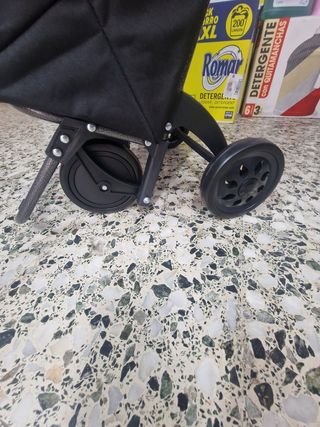 Carro compra 4 ruedas plegable