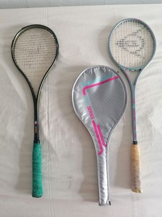 2 Raquetas Bádminton