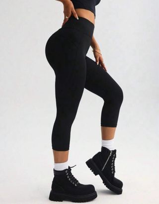 Leggings sportivi - neri e blu