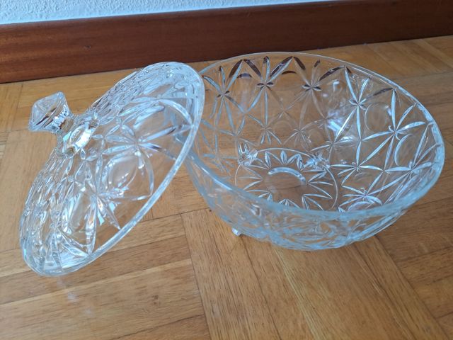 Bombonera cristal vintage