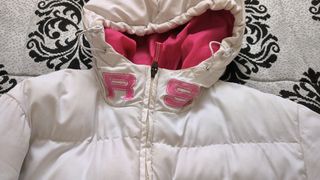 Chaqueta Reebok Rosa y Blanca