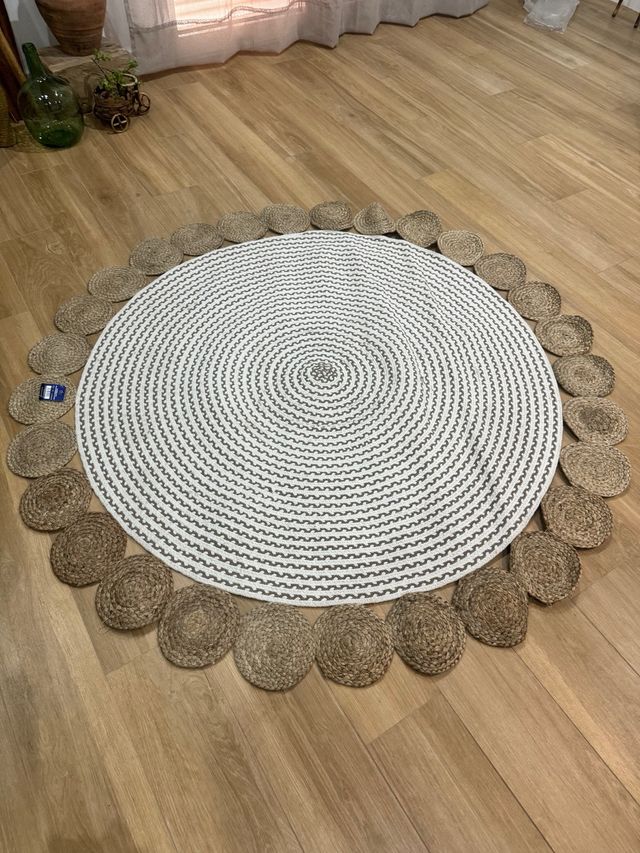 Alfombra Yute Kollam 180cm redonda