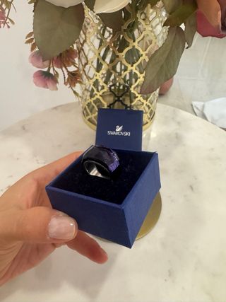 Anillo Swarovski morado