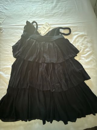 Vestido negro Zara - Talla S