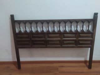 Cabecero Cama Madera maciza Rústico