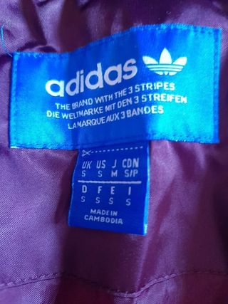 S Chaqueta Adidas Originals acolchada Bordeaux 